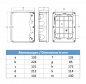 Preview: Installationsgehäuse IP67 (130x220x140mm)